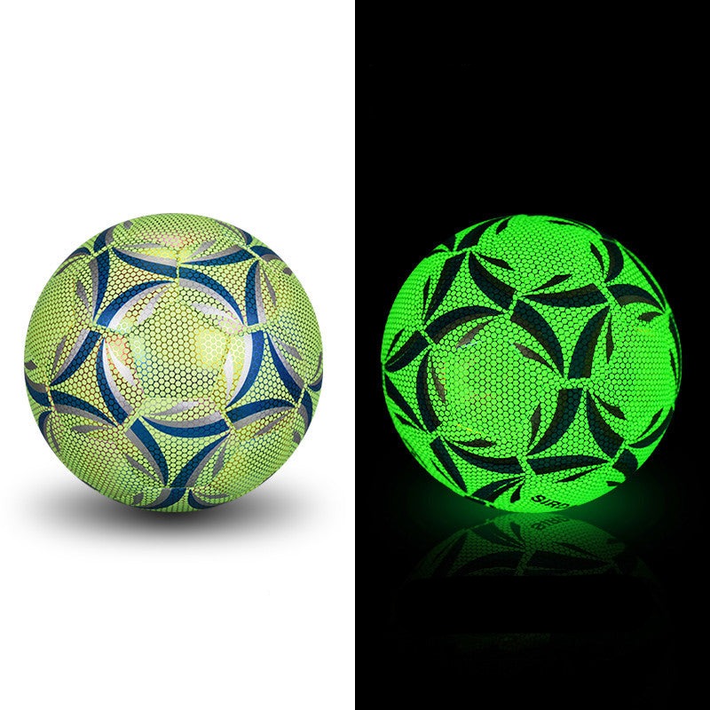 Bola de Futebol Brilhante para Treinos Noturnos