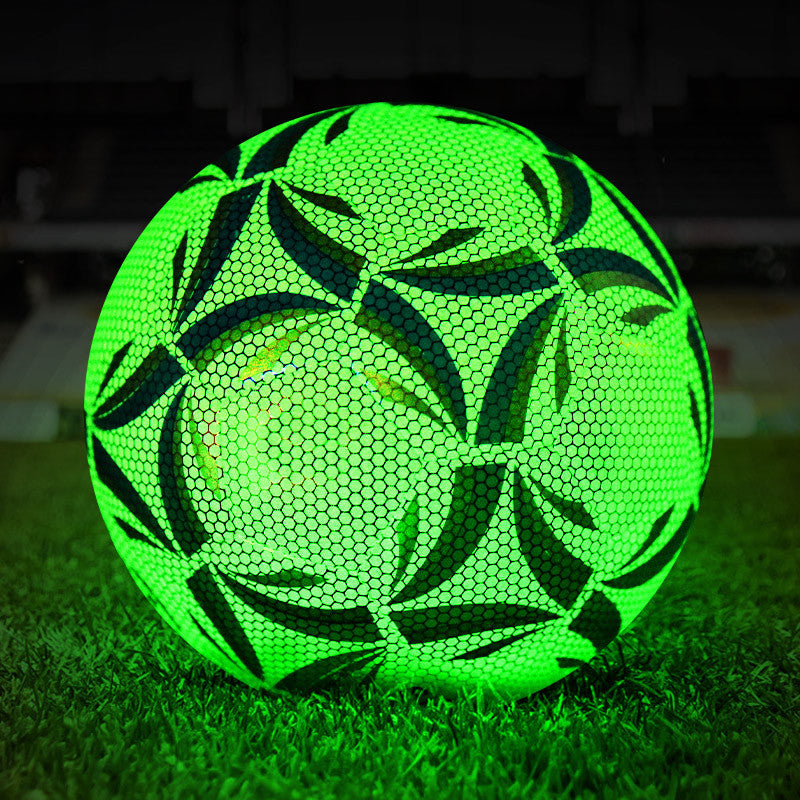 Bola de Futebol Brilhante para Treinos Noturnos