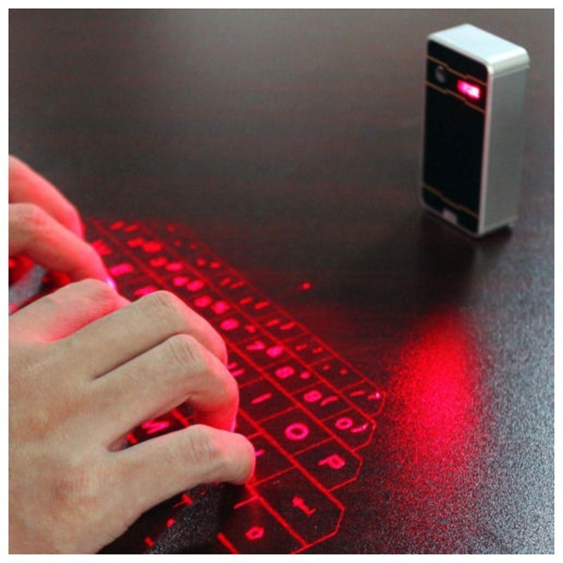 Teclado a Laser sem Fio via Bluetooth